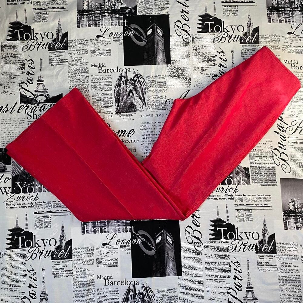 BBB vintage 90s Women's Red heather low rise flared pants